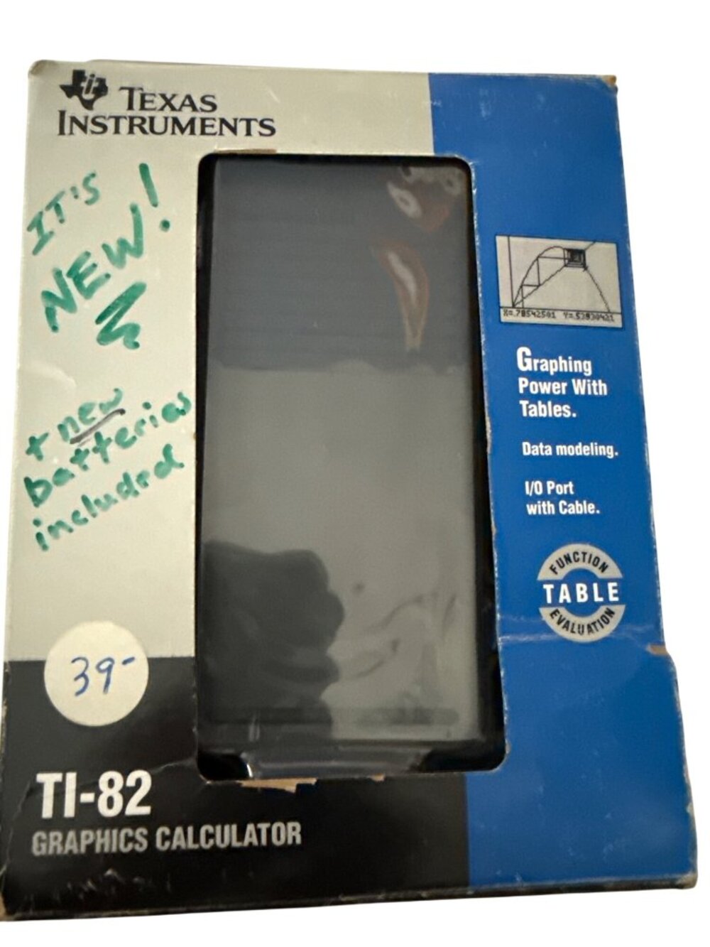 Texas Instruments TI-82 Graphing Calculator With Box & Guidebook - Picture 4 of 4